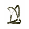 MOB Eroticwear Harnais Cross Chain Dngeon Camouflage